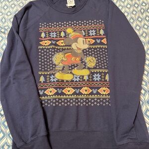 Disney Men's Blue Sweater